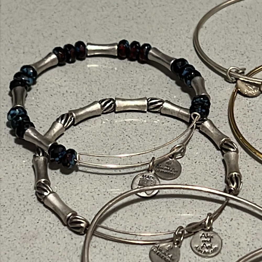 7 Alex and Ani Bracelets - Picture 4 of 5